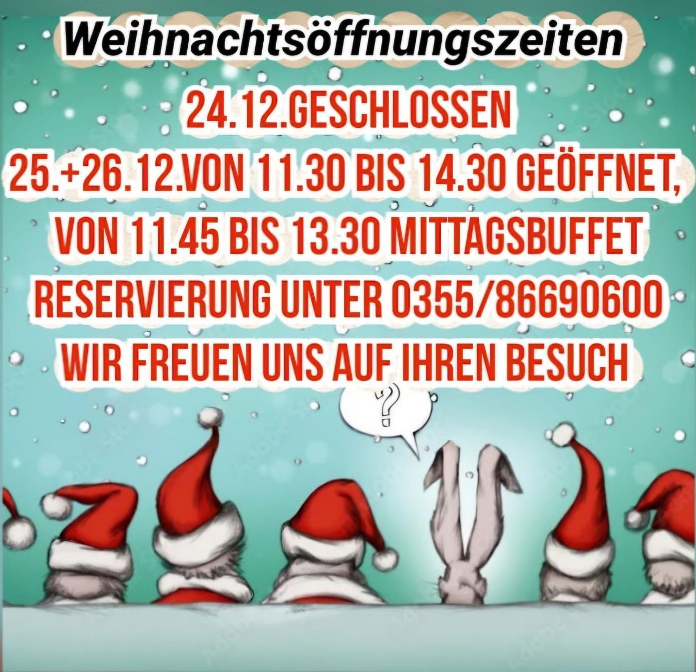 Weihnachtsöffnungszeiten 2025 Weihnachtsöffnungszeiten 2025